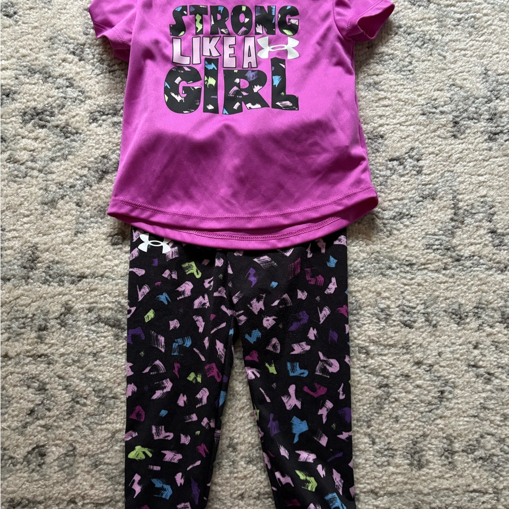 Under Armour Vibrant Pink Graphic Tee